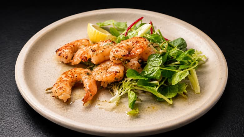 Chargrilled Garlic Prawn Skewers(I)