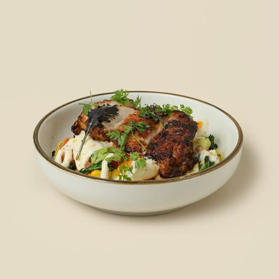 Grilled Chicken Harvest Bowl