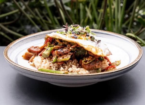 ROASTED PORK BELLY & DUCK RICE BOWL