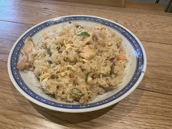 Prawn and Chicken Fried Rice with Sambal Sauce