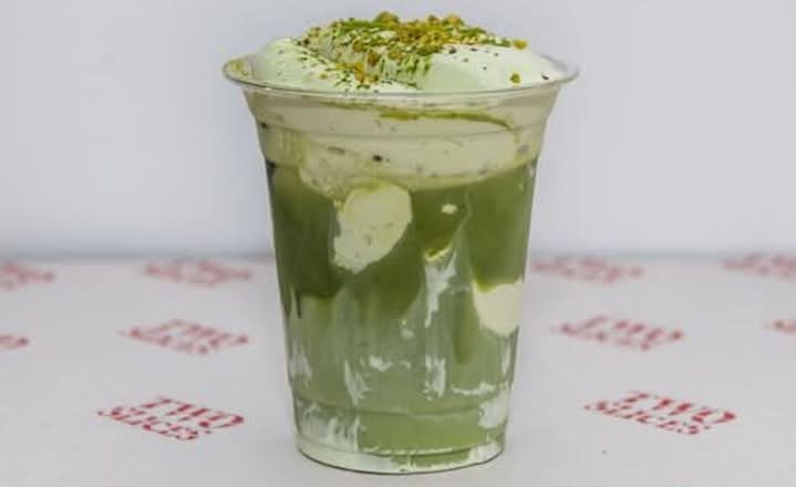 Pistachio Cream Iced Matcha