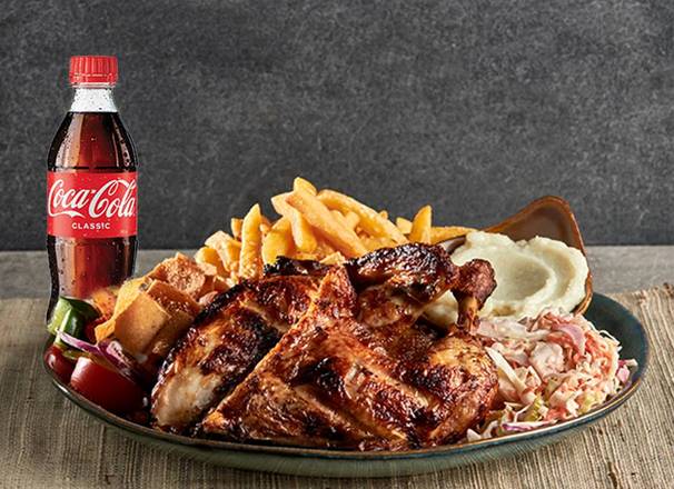 Half Chicken 3 sides