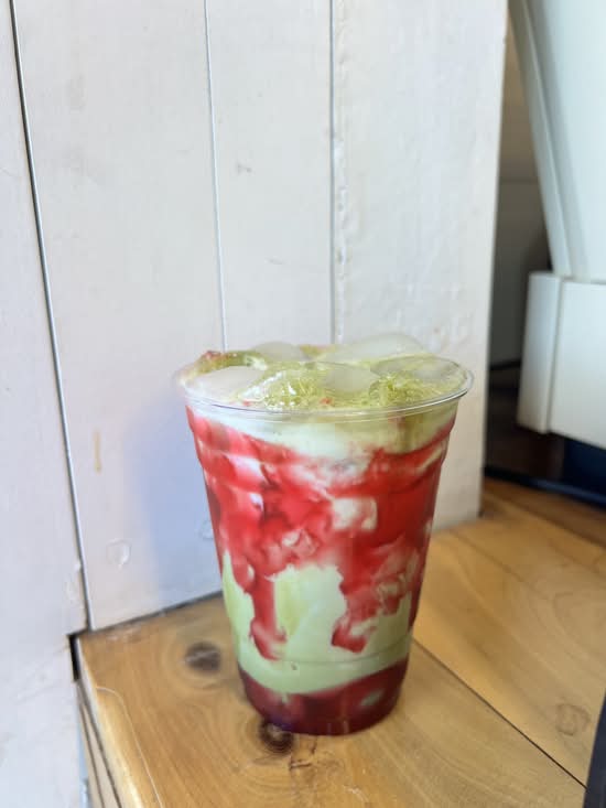 Iced Strawberry Matcha