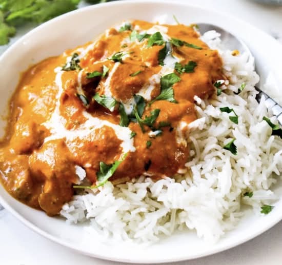 Butter chicken & rice