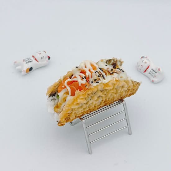 Salmon Sushi Taco