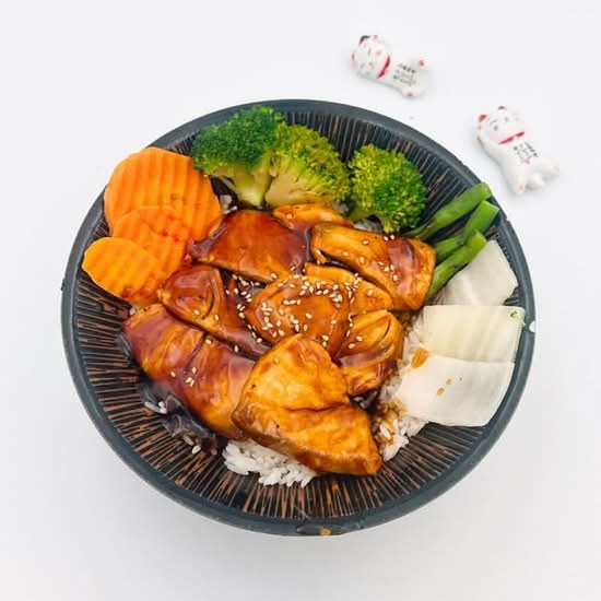 Teriyaki Salmon Don