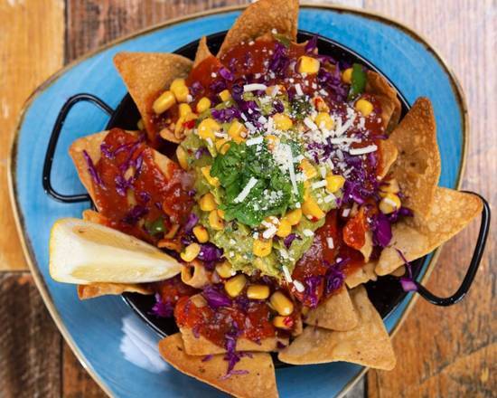 Corn Chips with Salsa and Fresh Guacamole (VG)