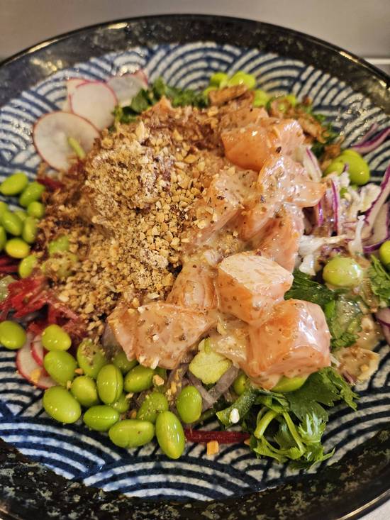 (A)Salmon Poke Bowl