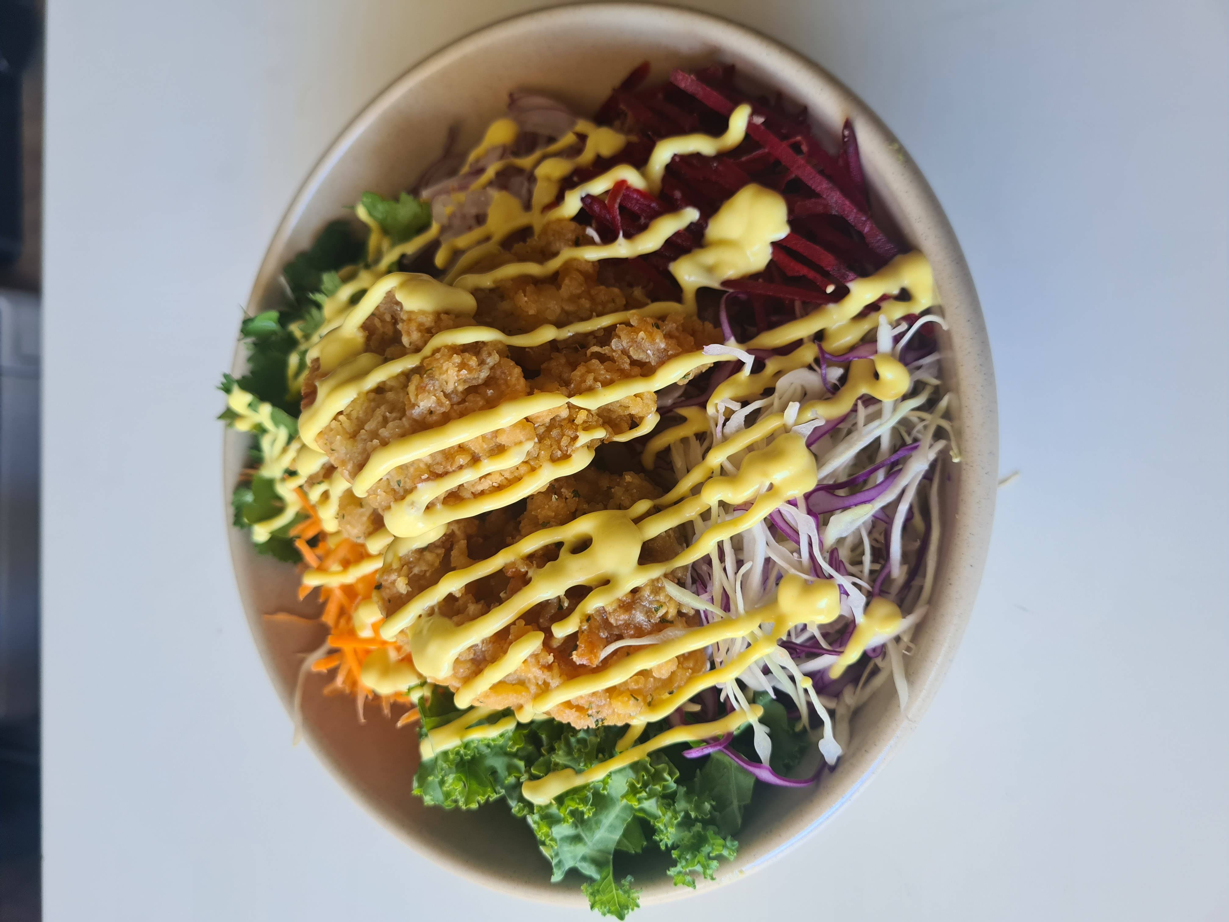 Crispy Chicken Poke Bowl