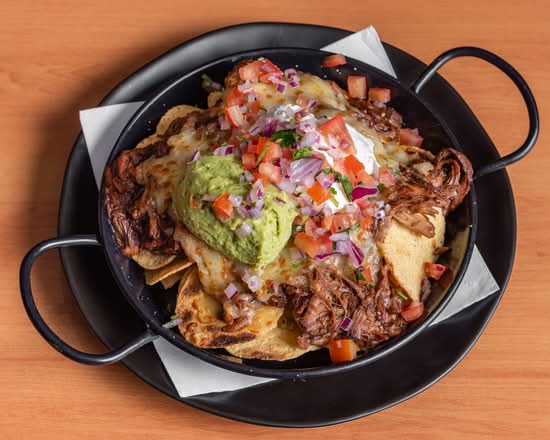 Loaded Barbeque Pulled Pork Nachos (GF)