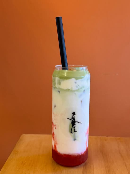 Iced Strawberry Matcha