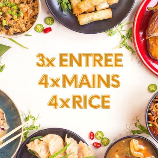 Family Pack - With Steamed Rice for 4