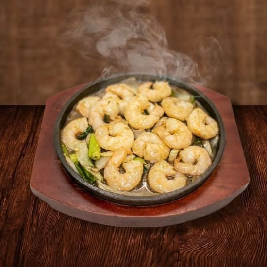 Garlic King Prawns