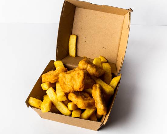 Chicken  Nuggets and Chips