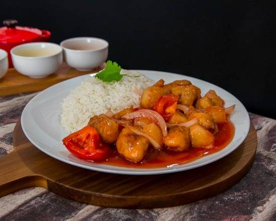 Sweet Sour Pork Rice