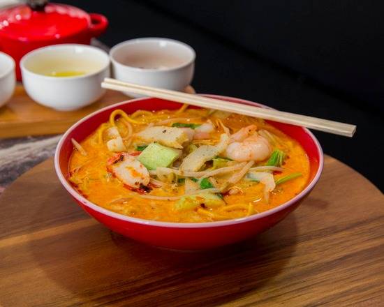 Seafood Laksa Noodle Soup