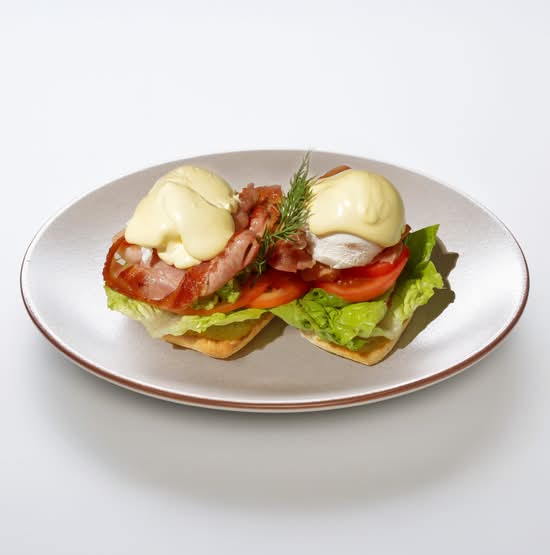 B.L.A.T Eggs Benedict