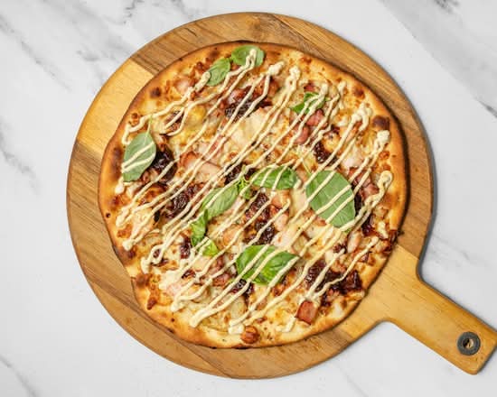 Swiss Chicken Pizza