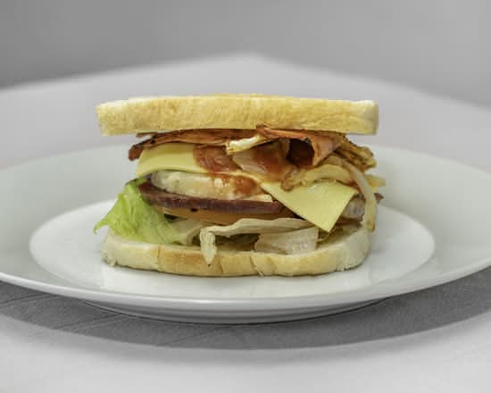 Steak Sandwich with the Lot