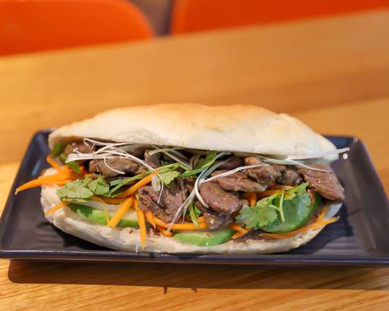 Marinated Beef Banh Mi