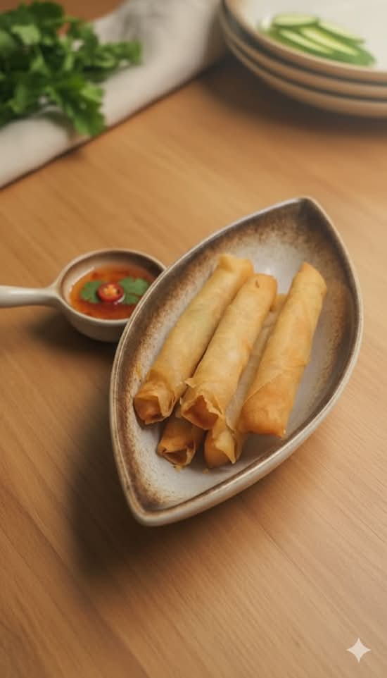Prawn spring roll (x5)