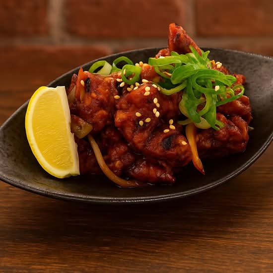 Spicy chicken karrage