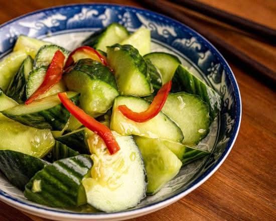 Cucumber with Chilli Sauce (VG)(GF)