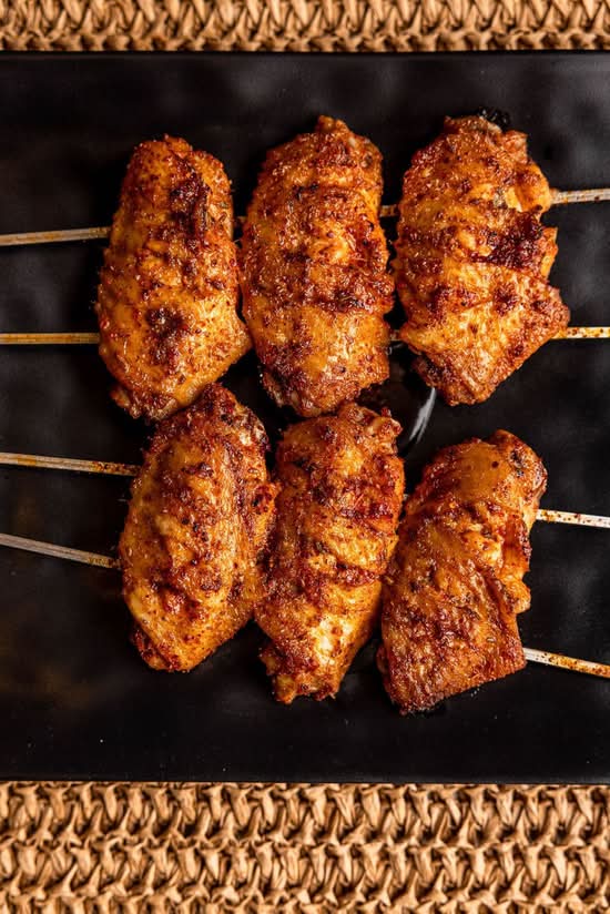Char-Grilled Chicken Wings (6pcs)