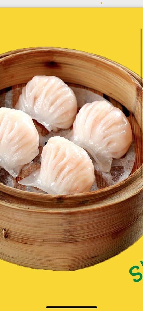 Har Gaw (Four Pieces Steamed Prawn Dumplings)