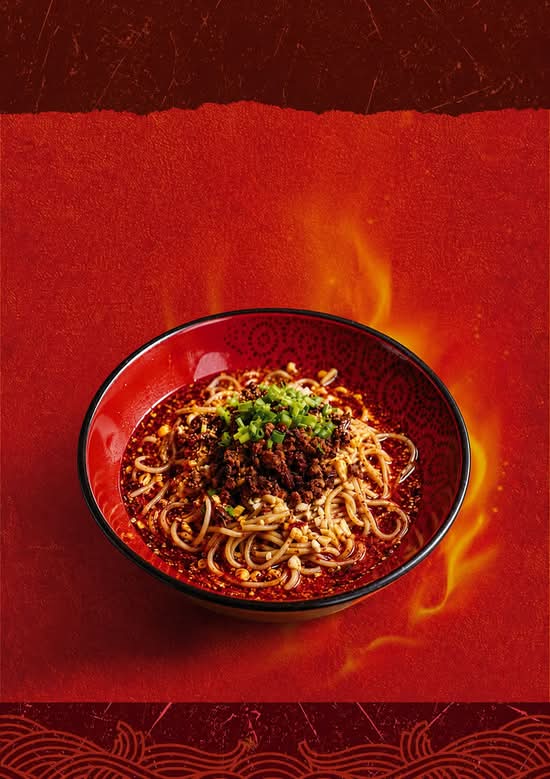 Dan Dan Noodles with Beef Mince (Spicy) (Contain Peanuts)