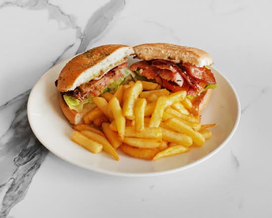 Bacon, Lettuce and Tomato Focaccia