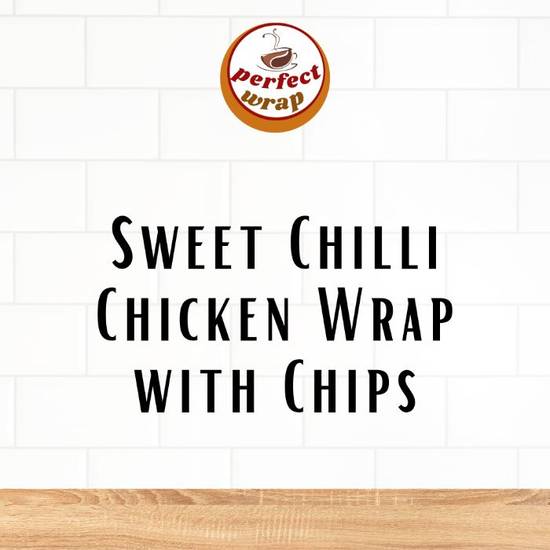 Sweet Chilli Chicken Wrap with Chips