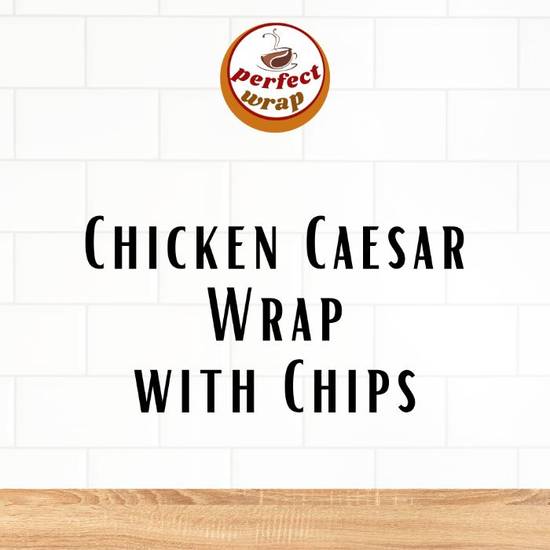 Chicken Caesar Wrap with Chips
