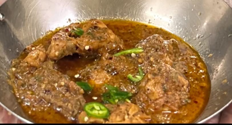 Green Chicken Karahi