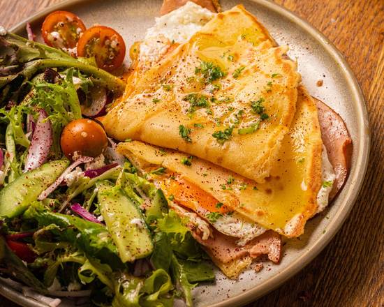 Ham & Cheese Savoury Crepe