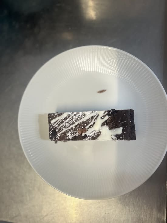 Triple choc brownie