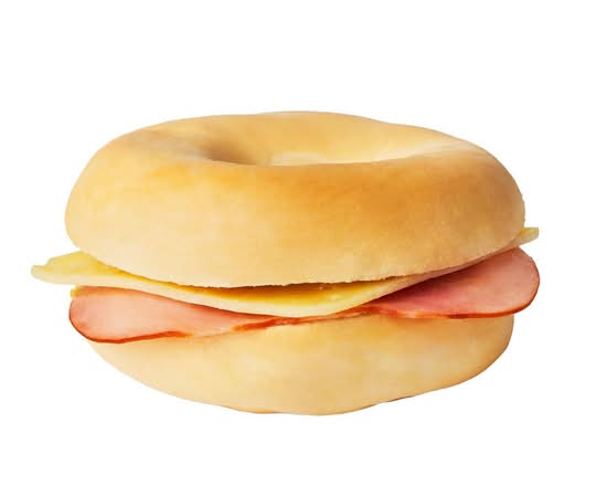 Ham and Cheese Bagel