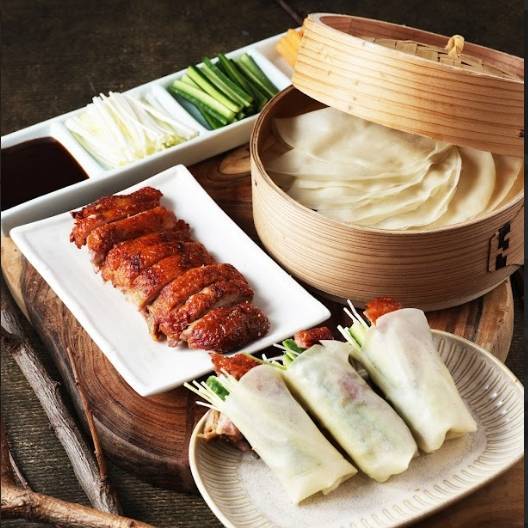 Crispy Duck Served with Pancake