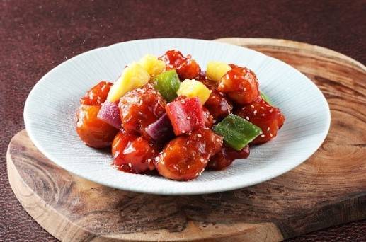 Sweet & Sour Pork  With Lychee