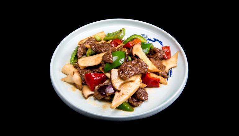 Stir-Fried Beef with king's Oyster Mushroom