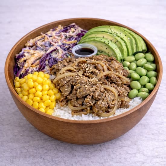 🥩🥗 Beef Poke Bowl