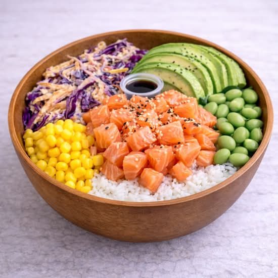 🐟🥗 Salmon Poke Bowl