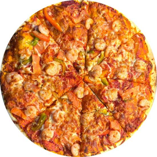Garlic Prawn Pizza