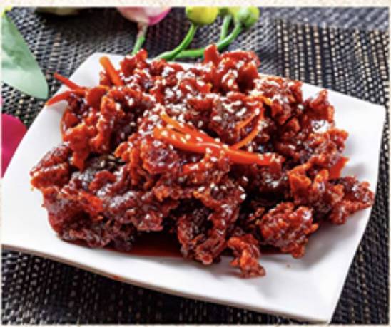 Crispy Beef with Peking Sauce