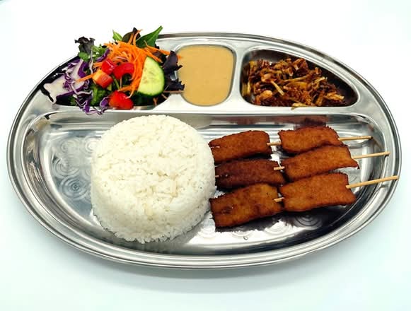 Satay with Coconut Rice