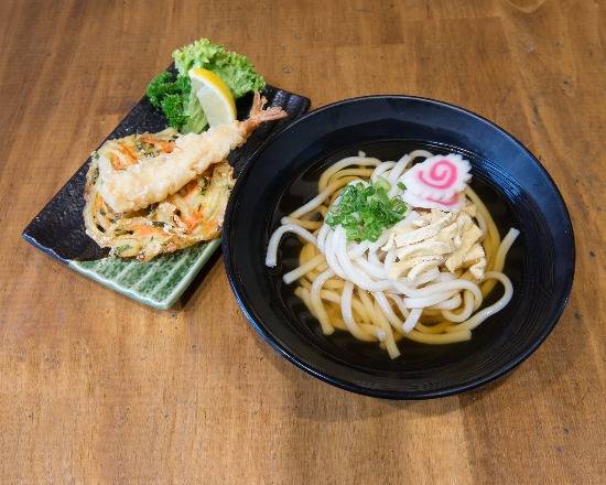 Udon with Tempura
