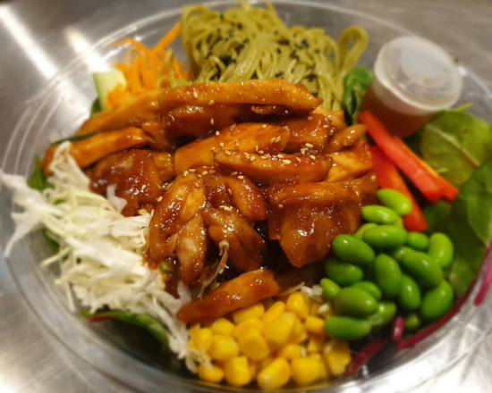 Teriyaki chicken Noodle salad