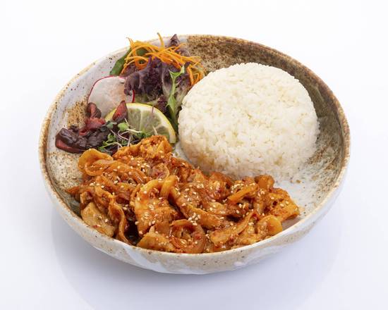 Spicy Pork Belly Rice