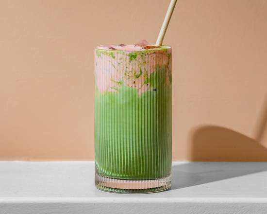 Iced Strawberry Matcha