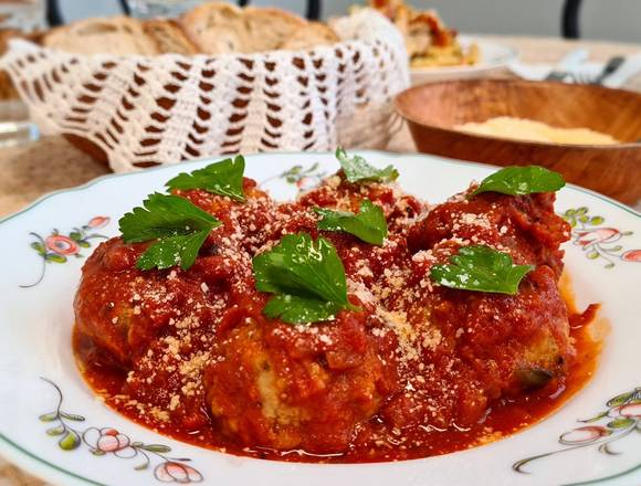Beef and Pork Meatballs in Pomodoro  (qty 6)